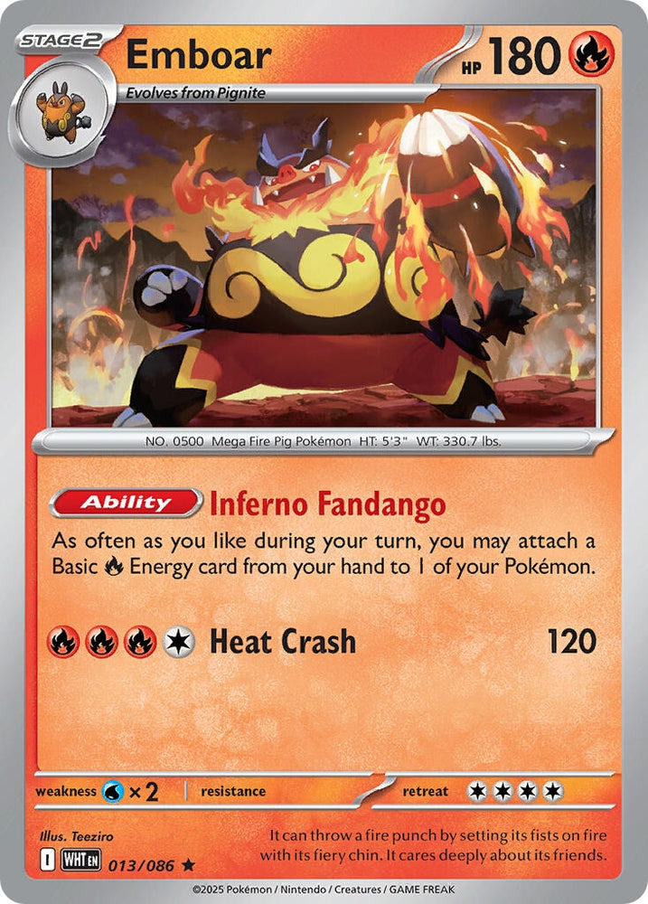 Image for Emboar (Deck Exclusives) (PR) - Pokemon