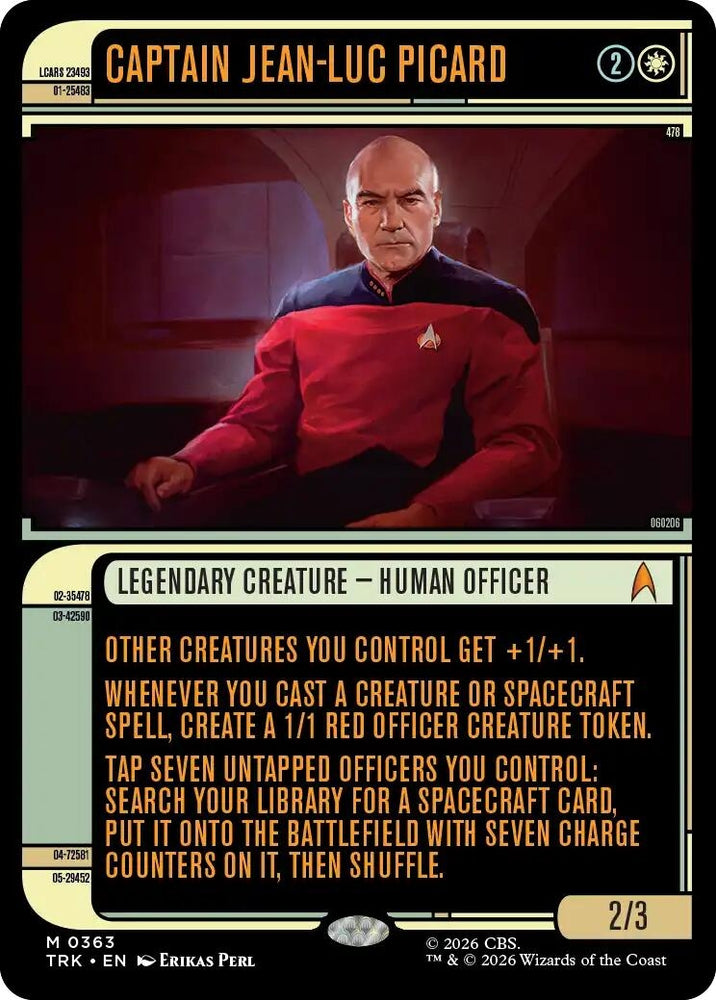 Image for Captain Jean-Luc Picard (Showcase) (363) (Star Trek) (TRK) - Magic: The Gathering