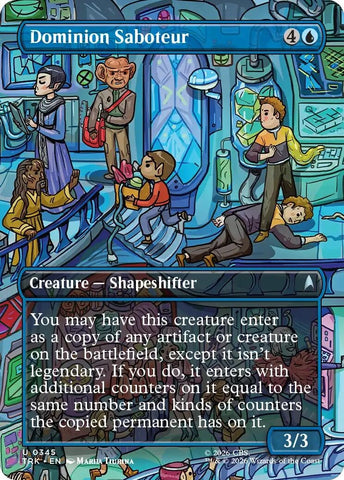 Image for Dominion Saboteur (Borderless) (345) (Star Trek) (TRK) - Magic: The Gathering