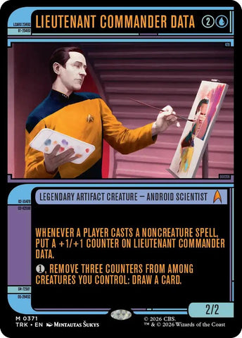 Image for Lieutenant Commander Data (Showcase) (371) (Star Trek) (TRK) - Magic: The Gathering