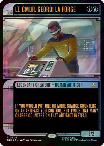 Image for Lt. Cmdr. Geordi La Forge (Showcase) (Surge Foil) (506) (Star Trek) (TRK) - Magic: The Gathering