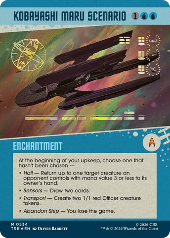 Image for Kobayashi Maru Scenario (Showcase) (Surge Foil) (534) (Star Trek) (TRK) - Magic: The Gathering