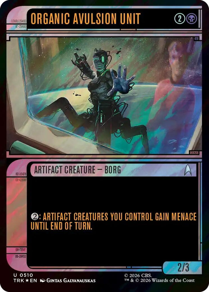 Image for Organic Avulsion Unit (Showcase) (Surge Foil) (510) (Star Trek) (TRK) - Magic: The Gathering