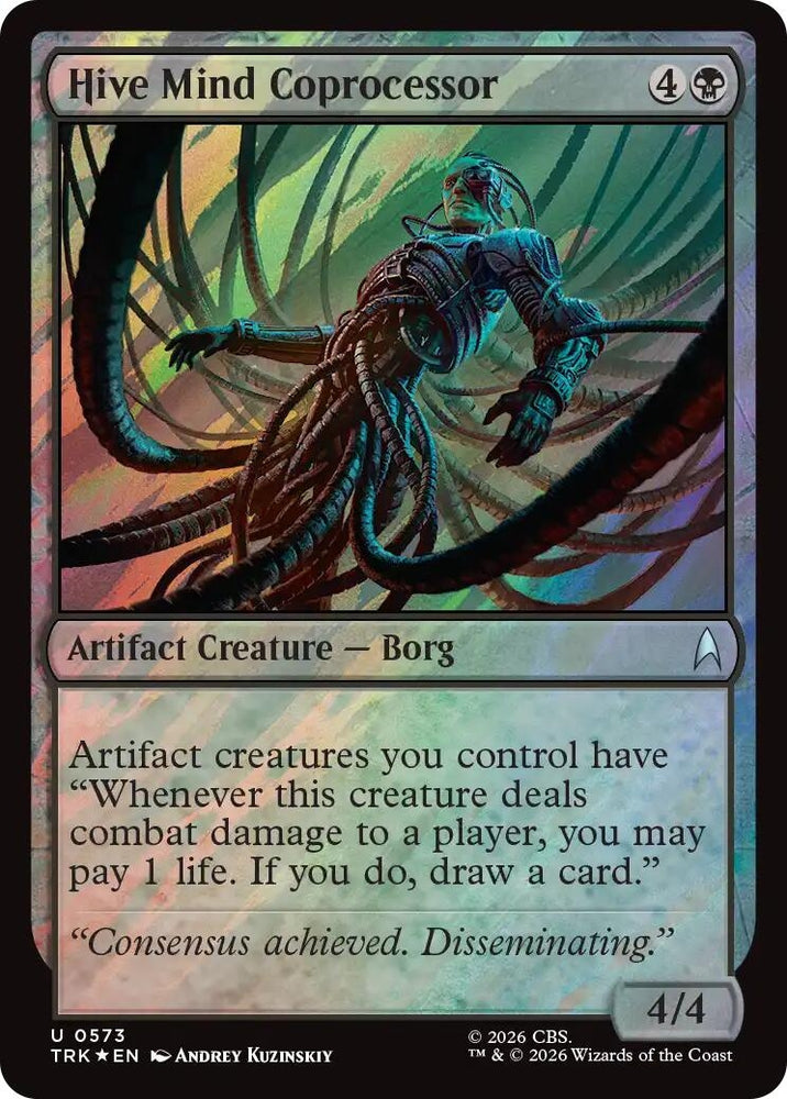 Image for Hive Mind Coprocessor (Surge Foil) (573) (Star Trek) (TRK) - Magic: The Gathering
