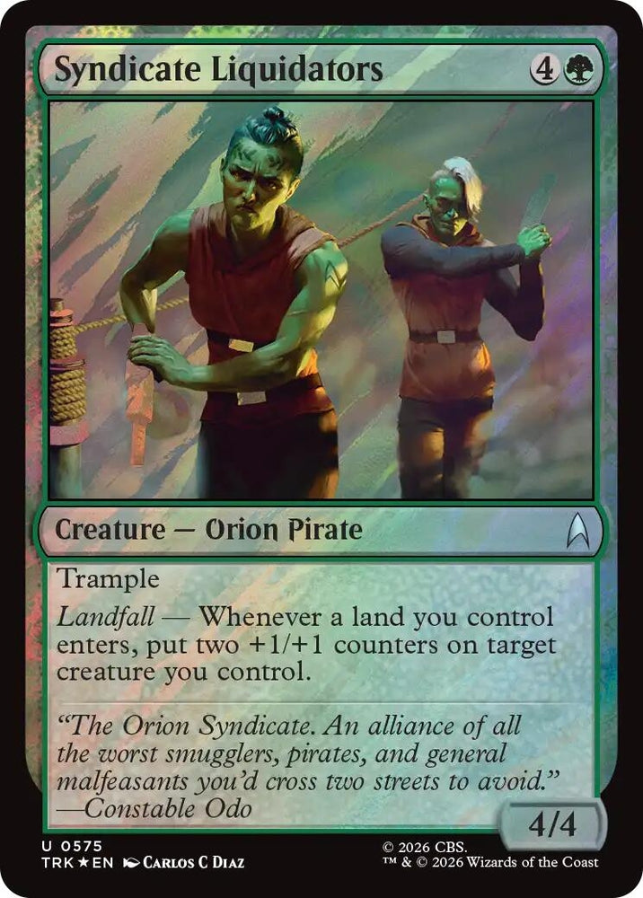 Image for Syndicate Liquidators (Surge Foil) (575) (Star Trek) (TRK) - Magic: The Gathering