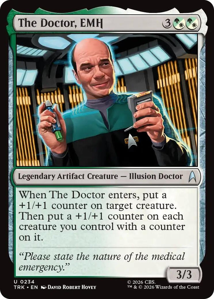 Image for The Doctor, EMH (234) (Star Trek) (TRK) - Magic: The Gathering