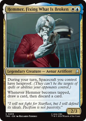 Image for Hemmer, Fixing What Is Broken (239) (Star Trek) (TRK) - Magic: The Gathering