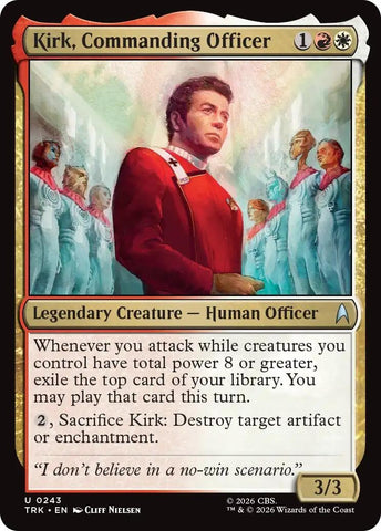 Image for Kirk, Commanding Officer (243) (Star Trek) (TRK) - Magic: The Gathering