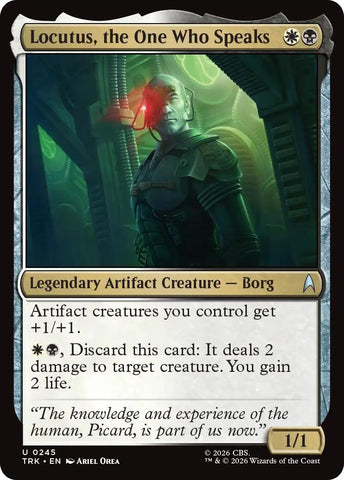 Image for Locutus, the One Who Speaks (245) (Star Trek) (TRK) - Magic: The Gathering