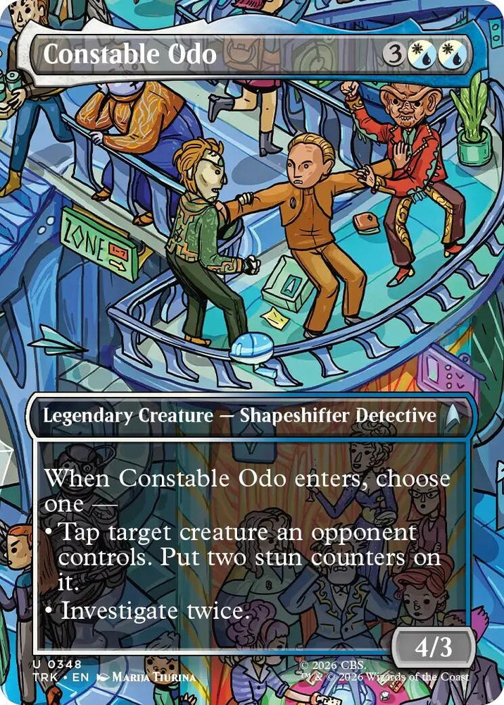 Image for Constable Odo (Borderless) (348) (Star Trek) (TRK) - Magic: The Gathering