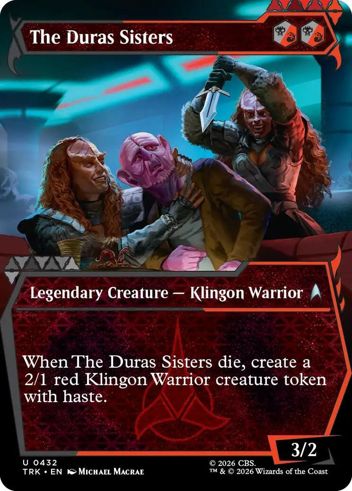 Image for The Duras Sisters (Showcase) (432) (Star Trek) (TRK) - Magic: The Gathering