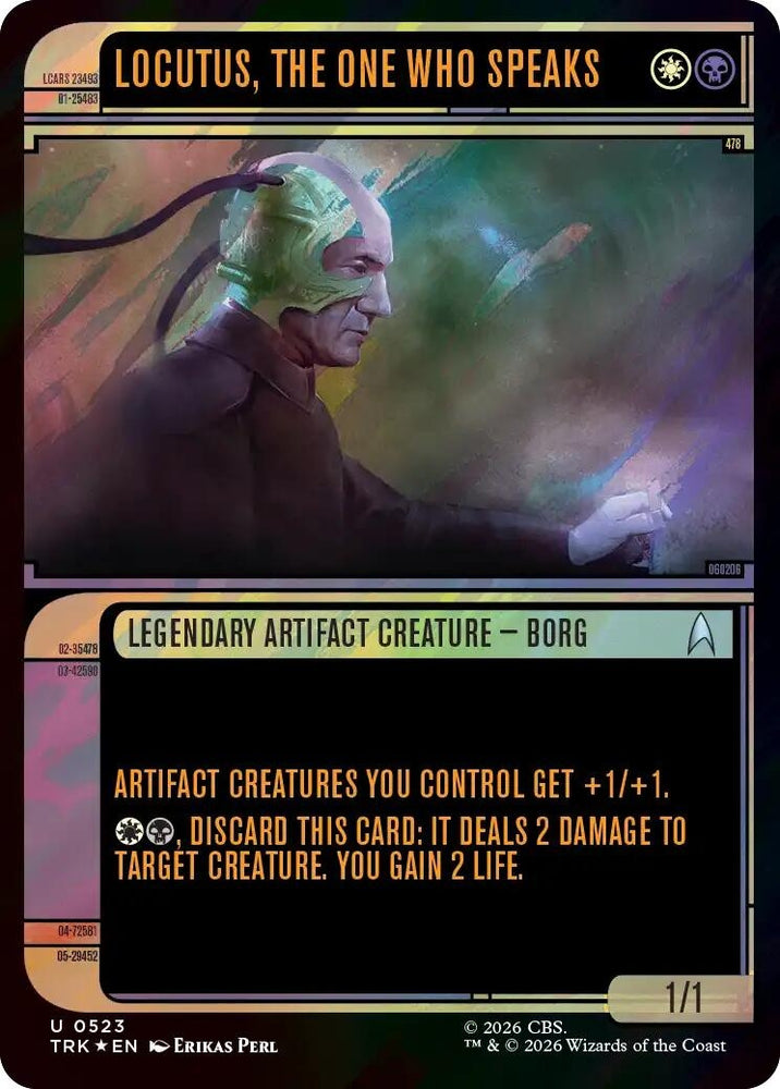 Image for Locutus, the One Who Speaks (Showcase) (Surge Foil) (523) (Star Trek) (TRK) - Magic: The Gathering
