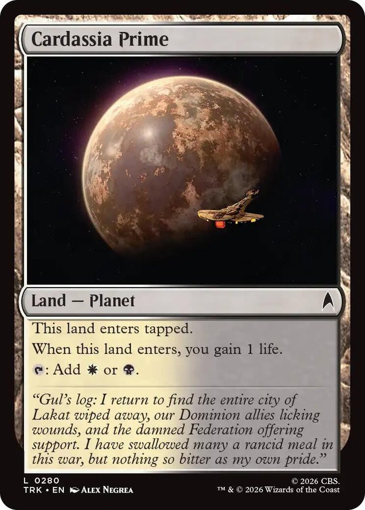 Image for Cardassia Prime (280) (Star Trek) (TRK) - Magic: The Gathering