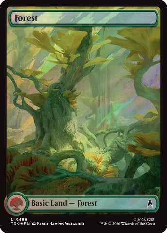 Image for Forest (0486) (Surge Foil) (486) (Star Trek) (TRK) - Magic: The Gathering