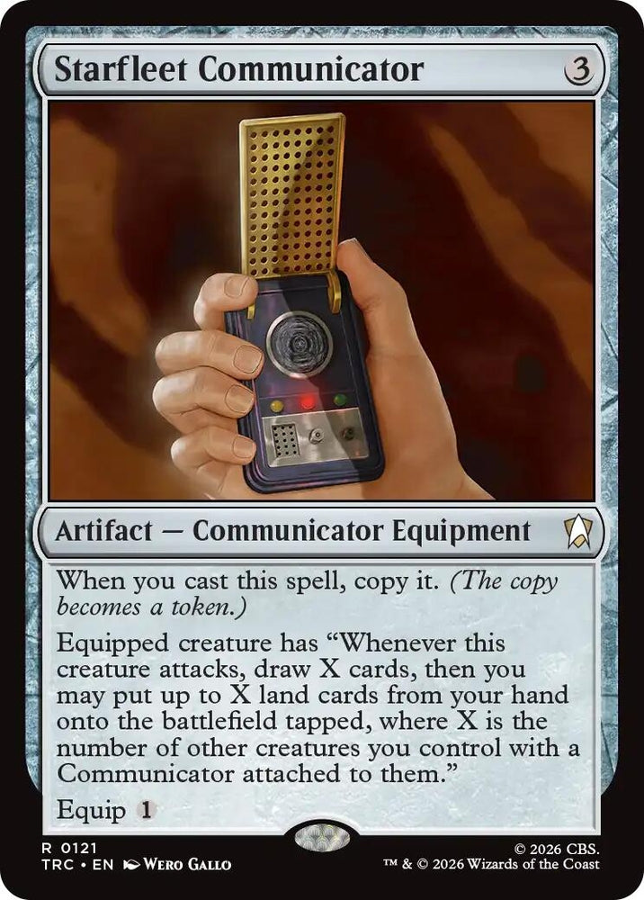Image for Starfleet Communicator (121) (Commander: Star Trek) (TRC) - Magic: The Gathering