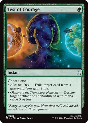 Image for Test of Courage (220) (Star Trek) (TRK) - Magic: The Gathering