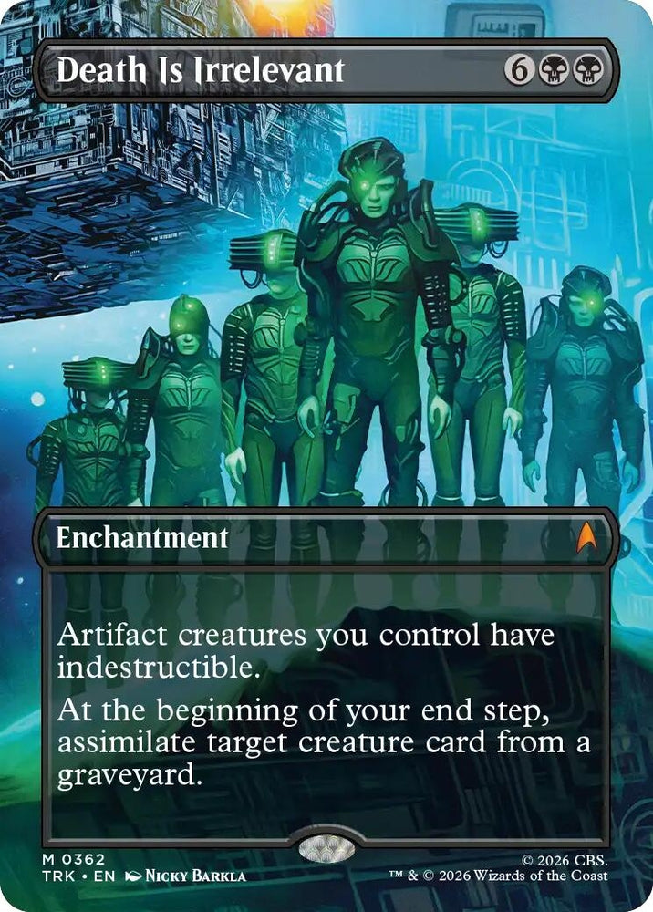 Image for Death Is Irrelevant (Borderless) (362) (Star Trek) (TRK) - Magic: The Gathering