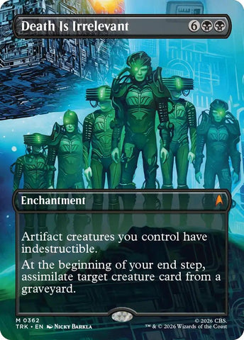 Image for Death Is Irrelevant (Borderless) (362) (Star Trek) (TRK) - Magic: The Gathering