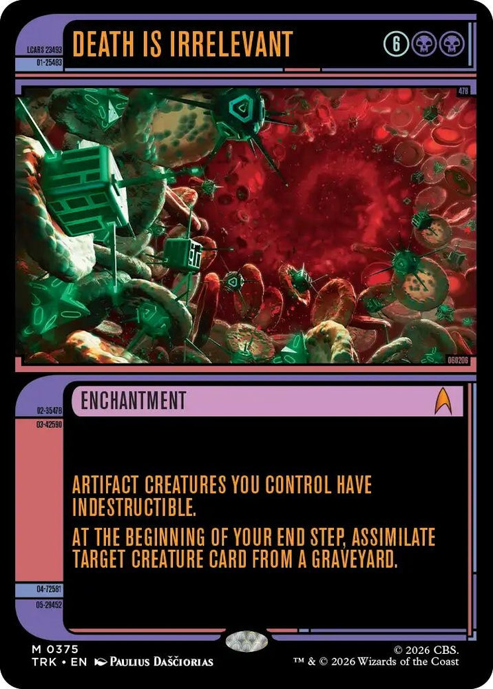 Image for Death Is Irrelevant (Showcase) (375) (Star Trek) (TRK) - Magic: The Gathering