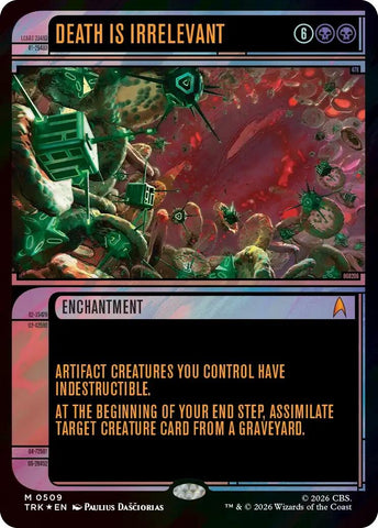 Image for Death Is Irrelevant (Showcase) (Surge Foil) (509) (Star Trek) (TRK) - Magic: The Gathering