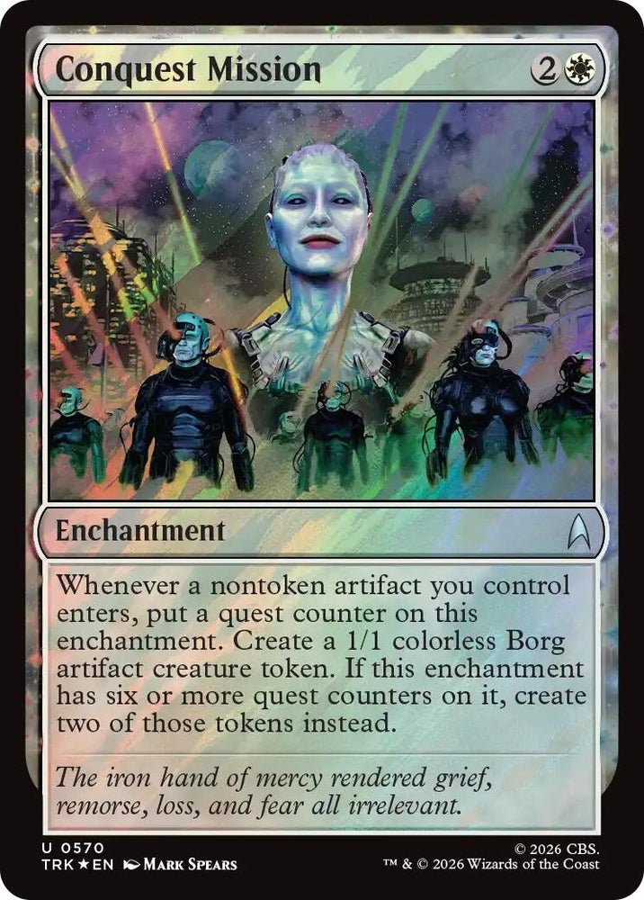 Image for Conquest Mission (Surge Foil) (570) (Star Trek) (TRK) - Magic: The Gathering