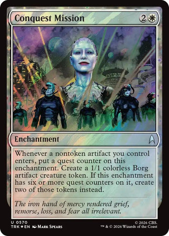 Image for Conquest Mission (Surge Foil) (570) (Star Trek) (TRK) - Magic: The Gathering