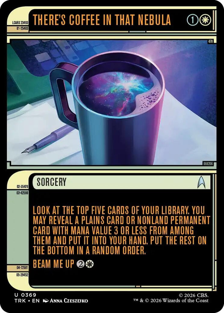 Image for There's Coffee in that Nebula (Showcase) (369) (Star Trek) (TRK) - Magic: The Gathering