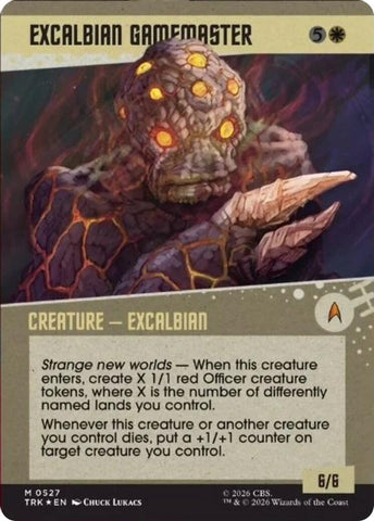 Image for Excalbian Gamemaster (Showcase) (Surge Foil) (527) (Star Trek) (TRK) - Magic: The Gathering