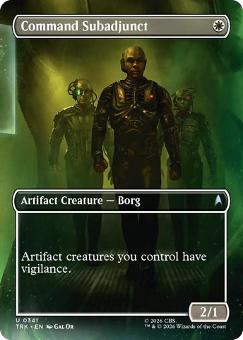 Image for Command Subadjunct (Borderless) (341) (Star Trek) (TRK) - Magic: The Gathering