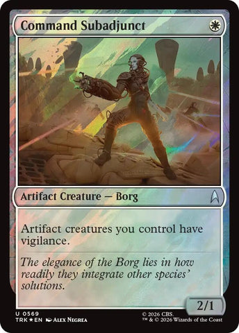 Image for Command Subadjunct (Surge Foil) (569) (Star Trek) (TRK) - Magic: The Gathering