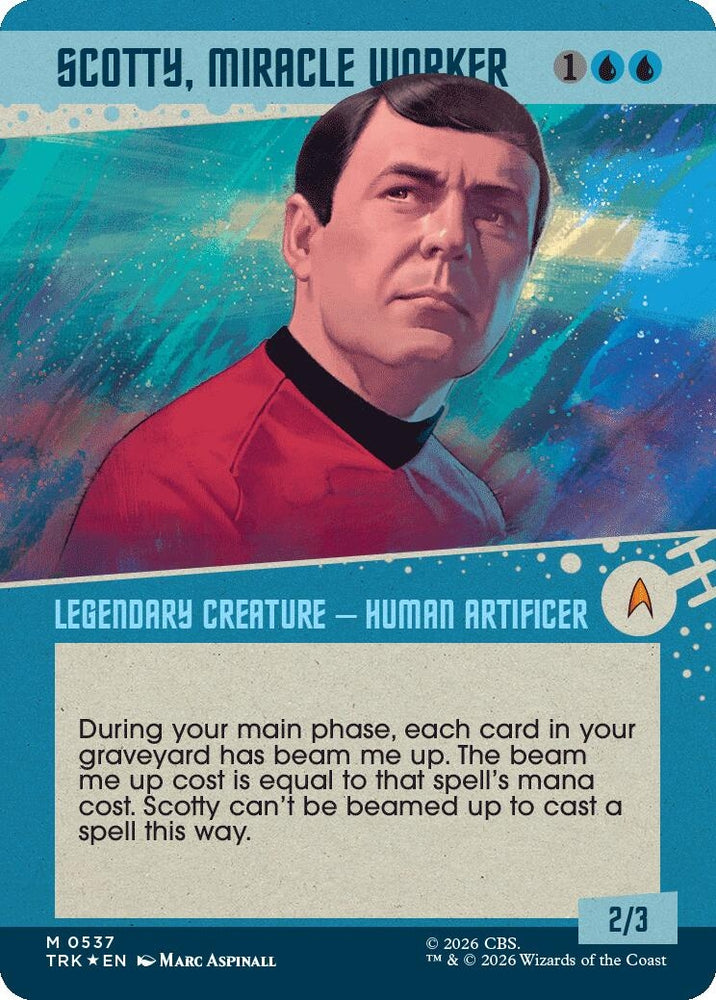 Image for Scotty, Miracle Worker (Showcase) (Surge Foil) (537) (Star Trek) (TRK) - Magic: The Gathering