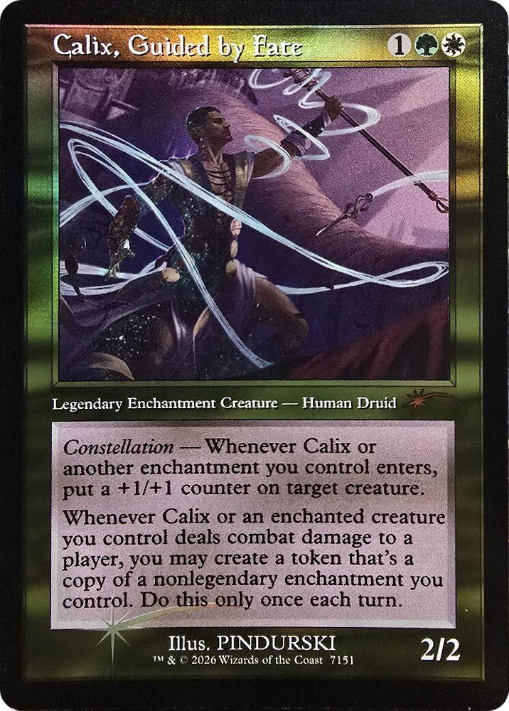 Image for Calix, Guided by Fate (Retro Frame) (7151) (Secret Lair Drop Series) (SLD) - Magic: The Gathering