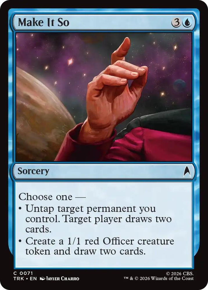 Image for Make It So (71) (Star Trek) (TRK) - Magic: The Gathering