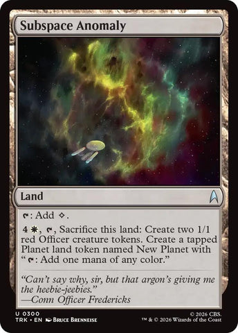 Image for Subspace Anomaly (300) (Star Trek) (TRK) - Magic: The Gathering