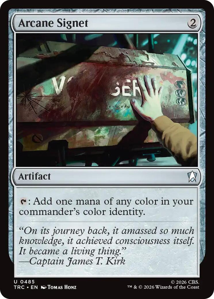 Image for Arcane Signet (485) (Commander: Star Trek) (TRC) - Magic: The Gathering