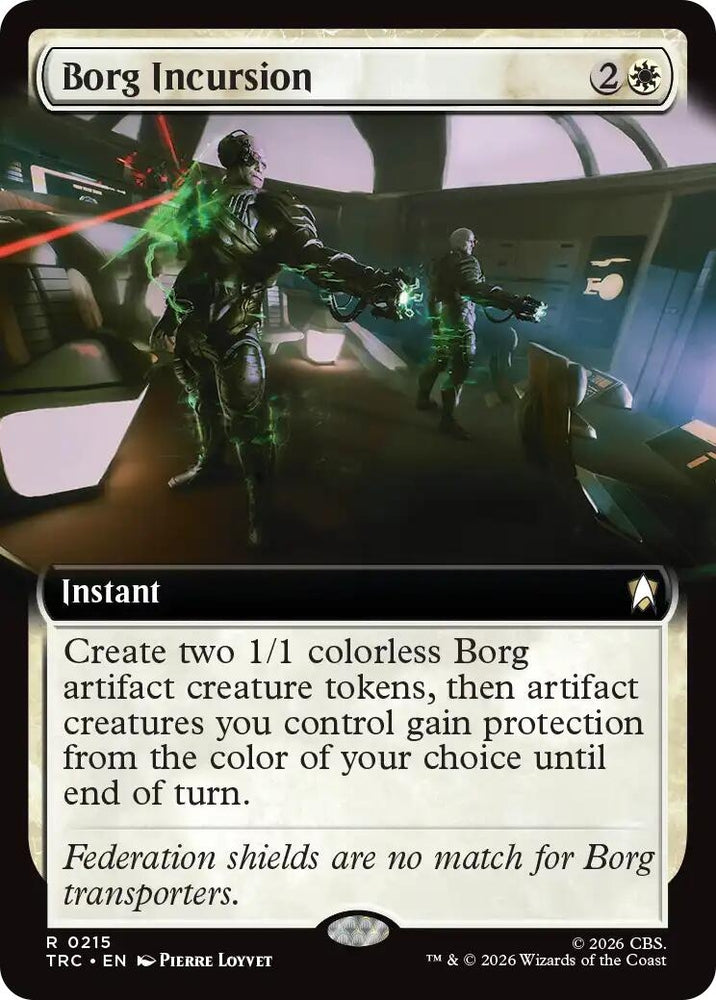 Image for Borg Incursion (Extended Art) (215) (Commander: Star Trek) (TRC) - Magic: The Gathering