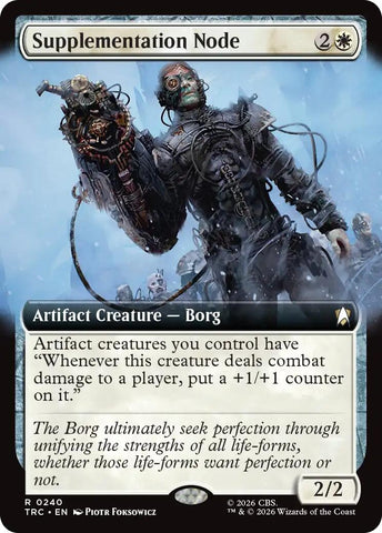 Image for Supplementation Node (Extended Art) (240) (Commander: Star Trek) (TRC) - Magic: The Gathering