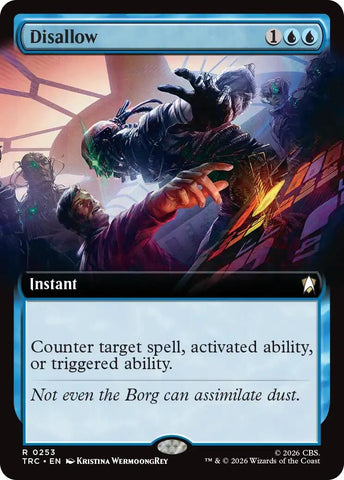 Image for Disallow (Extended Art) (253) (Commander: Star Trek) (TRC) - Magic: The Gathering