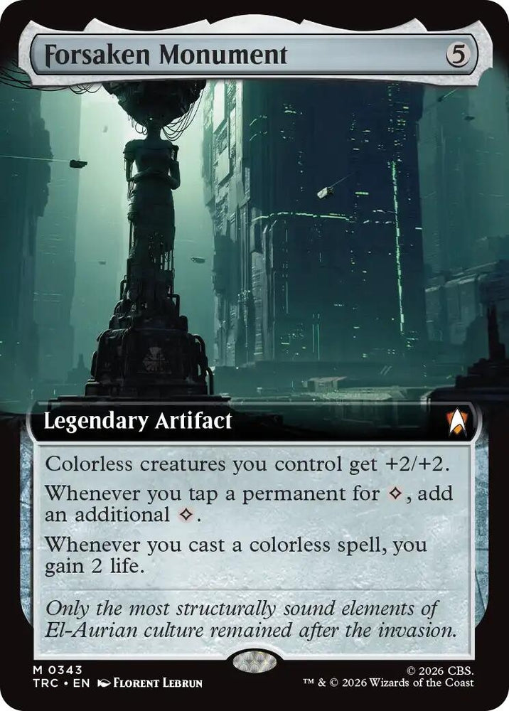 Image for Forsaken Monument (Extended Art) (343) (Commander: Star Trek) (TRC) - Magic: The Gathering