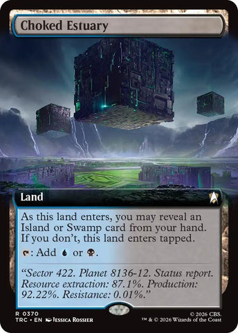 Image for Choked Estuary (Extended Art) (370) (Commander: Star Trek) (TRC) - Magic: The Gathering
