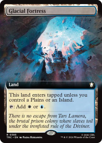 Image for Glacial Fortress (Extended Art) (385) (Commander: Star Trek) (TRC) - Magic: The Gathering