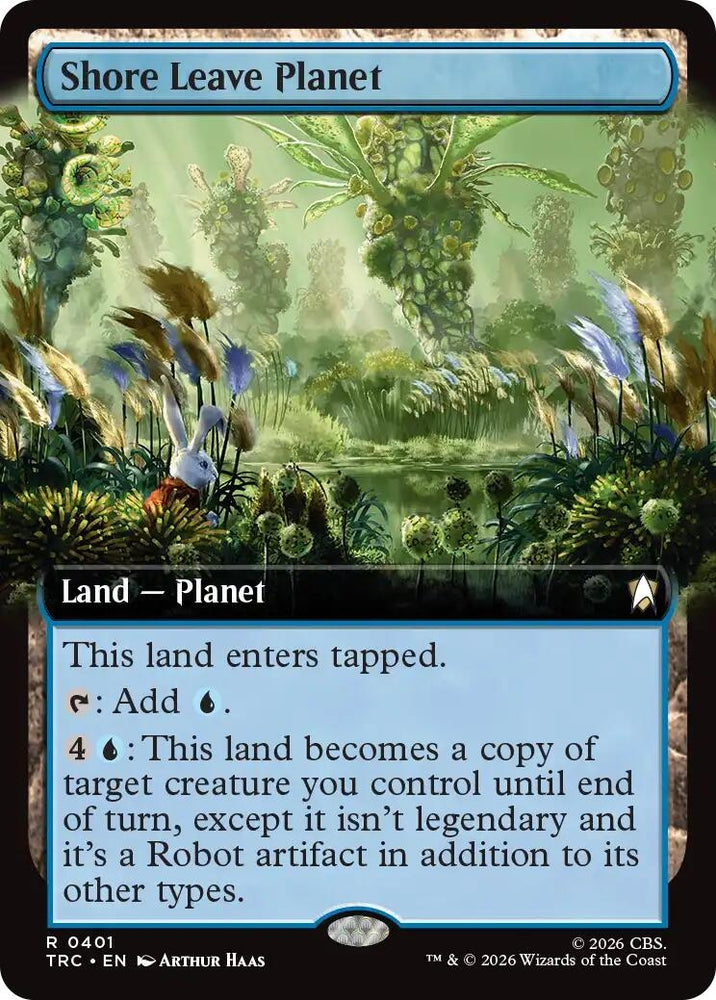 Image for Shore Leave Planet (Extended Art) (401) (Commander: Star Trek) (TRC) - Magic: The Gathering