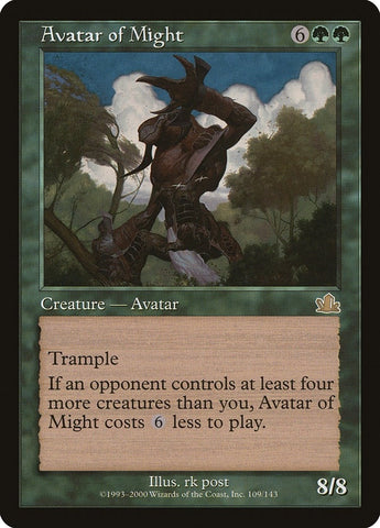 Image for Avatar of Might (109) [Prophecy]
