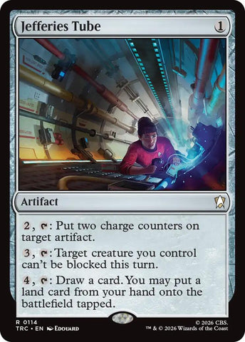 Image for Jefferies Tube (Surge Foil) (114) (Commander: Star Trek) (TRC) - Magic: The Gathering