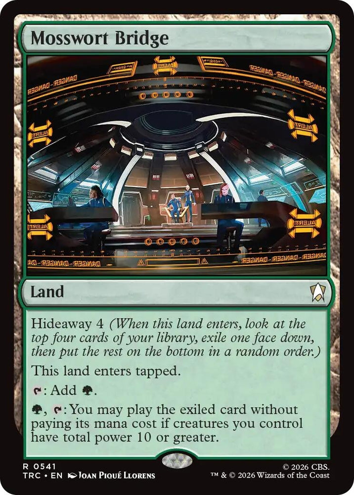 Image for Mosswort Bridge (541) (Commander: Star Trek) (TRC) - Magic: The Gathering
