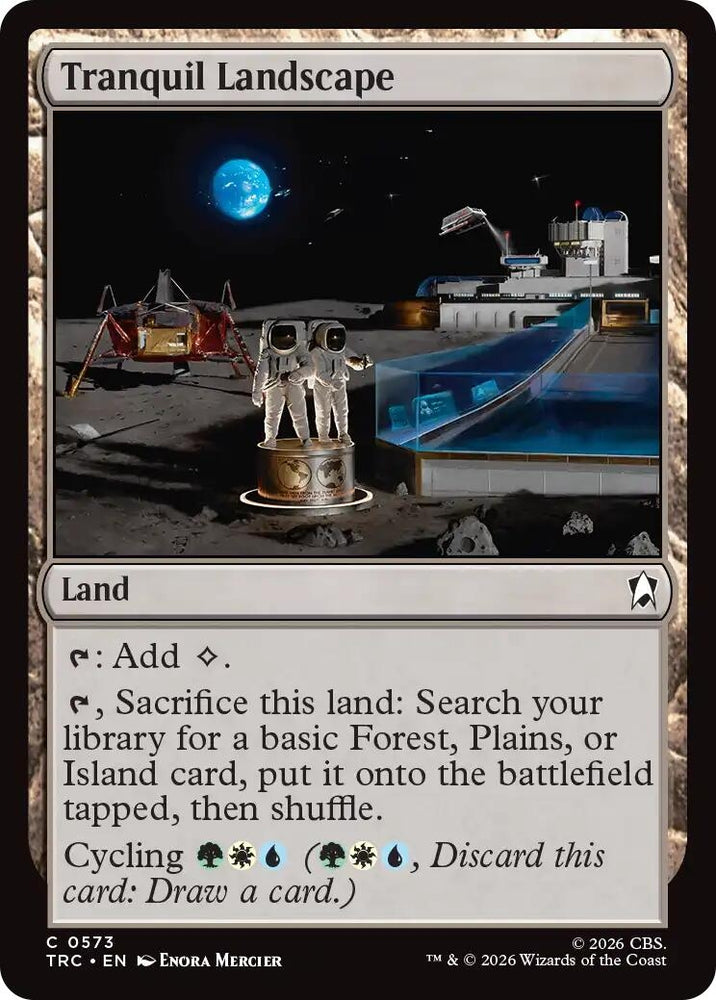 Image for Tranquil Landscape (573) (Commander: Star Trek) (TRC) - Magic: The Gathering