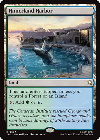 Image for Hinterland Harbor (Surge Foil) (537) (Commander: Star Trek) (TRC) - Magic: The Gathering