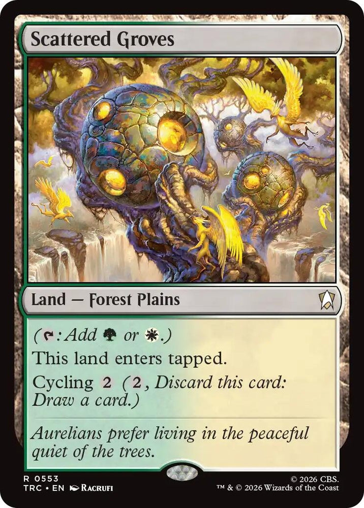 Image for Scattered Groves (Surge Foil) (553) (Commander: Star Trek) (TRC) - Magic: The Gathering