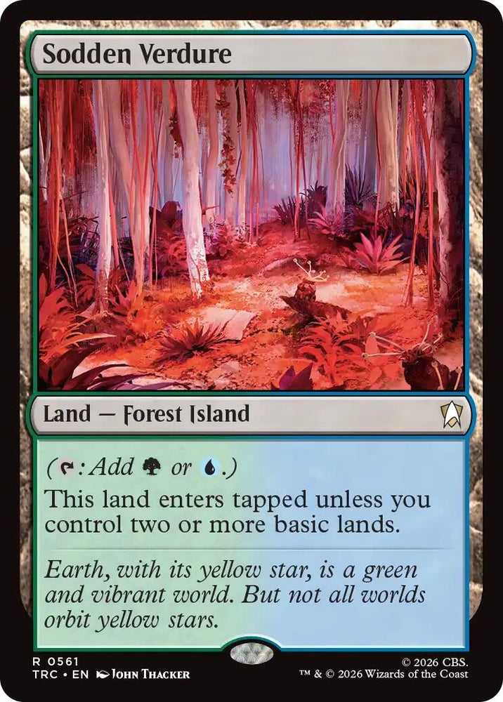 Image for Sodden Verdure (Surge Foil) (561) (Commander: Star Trek) (TRC) - Magic: The Gathering