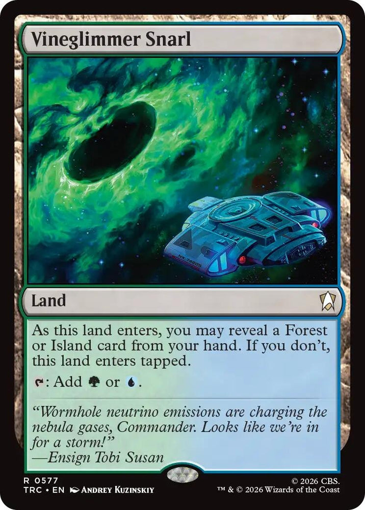 Image for Vineglimmer Snarl (Surge Foil) (577) (Commander: Star Trek) (TRC) - Magic: The Gathering
